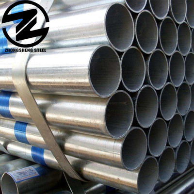 2 polegadas GI tubos de encaixe para estufas Hot Dip ASTM/GB/BS/JIS/EN padrão 20 Ft ferro galvanizado tubo de aço de ferro redondo
