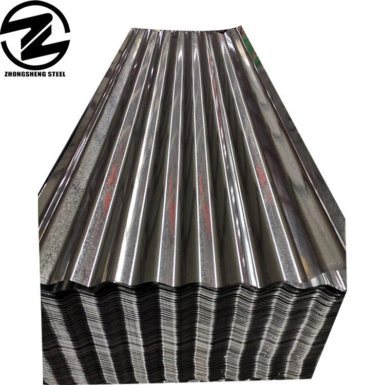 0.35mm 0,45mm espessura Spangle regular Quente mergulhado chapa de telhado galvanizado para parede exterior e interior durável