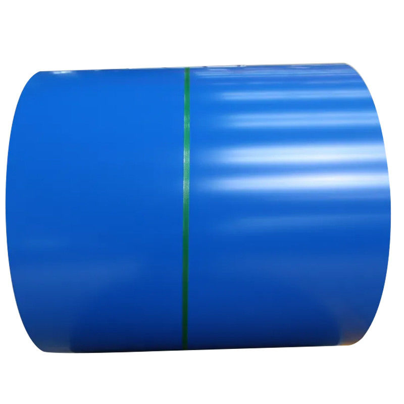 Folhas de telhado de metal Materiais de construção Dureza média RAL Cor 0,4 mm 0,5 mm Espessura bobinas PPGI Cor bobina de aço revestida