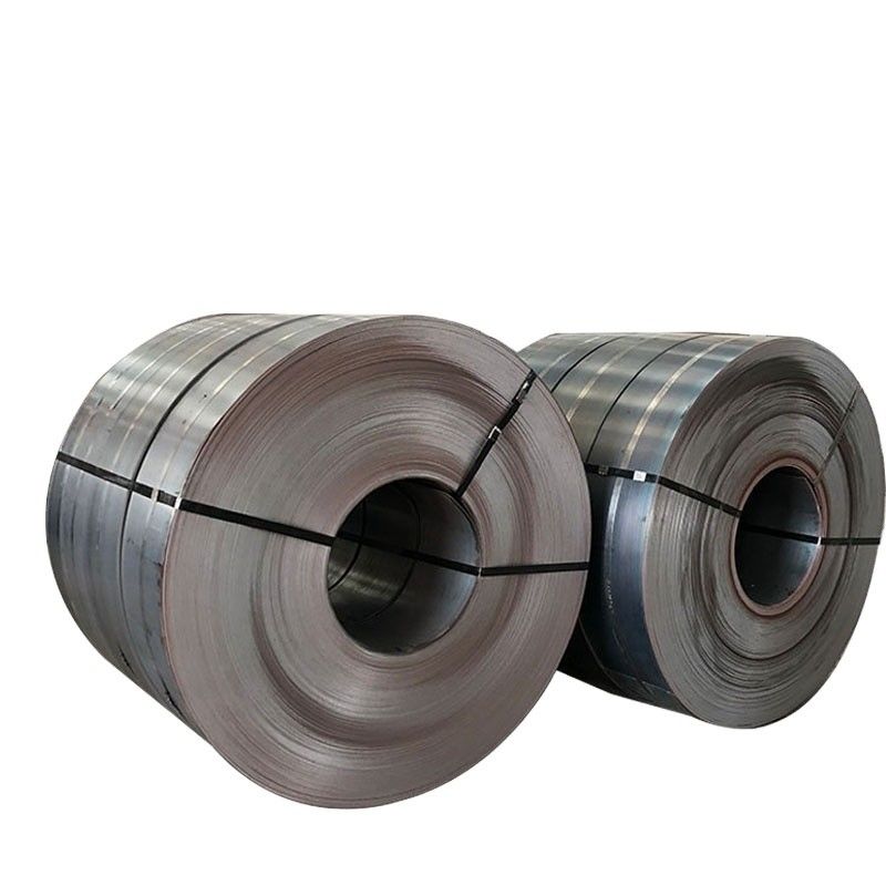 Largura 800-1600 S235jr bobina de aço laminada a quente Astm A36 Prime bobinas emaranhadas e oleadas com tamanho e largura personalizados
