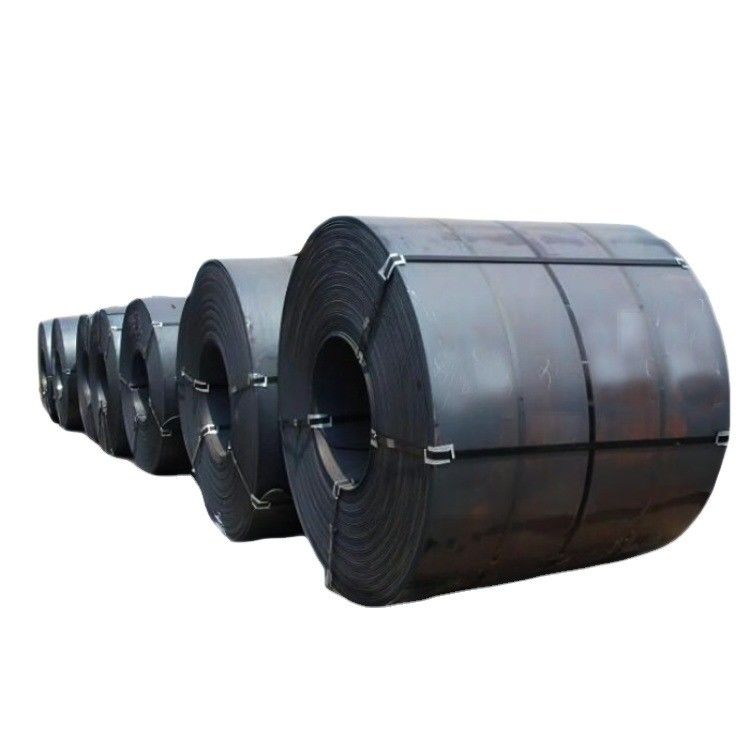 Material de construção de baixo carbono A36 Ferro preto ASTM HRC Q195 Q235B bobina de aço carbono laminada a quente