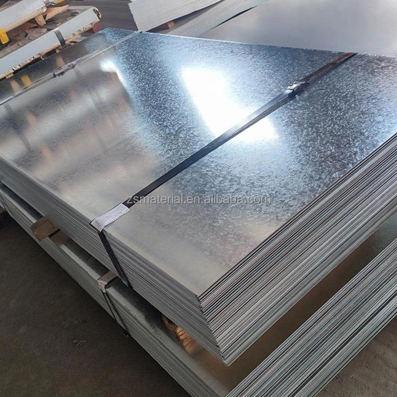 Os principais fabricantes vendem folhas de aço galvanizado Z10 a Z275 com comprimento e cor personalizáveis bobina revestida de zinco / SGCC / DX51D