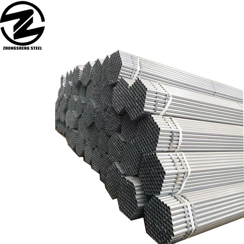 30-275 g/m2 revestimento de zinco 1,5'' OD 2 mm espessura GI galvanizado galvanizado tubo de aço redondo para sistema de fertilizantes químicos