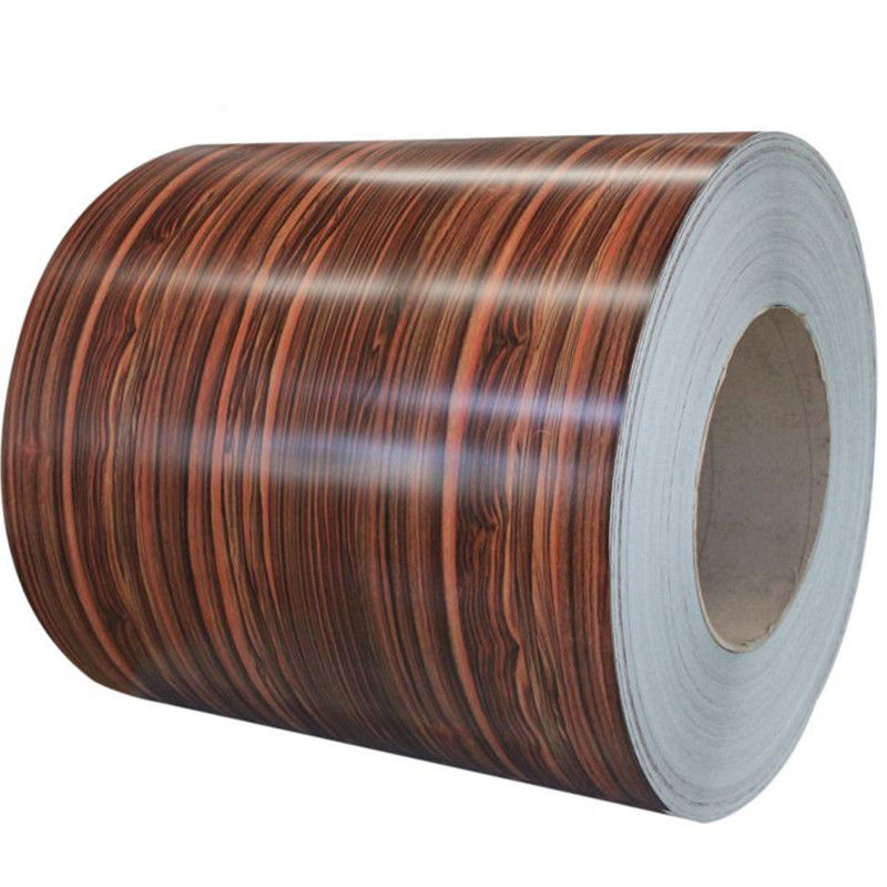 Padrão 3D de Flor de Madeira 0,35mm 0,45mm Cor Revestida PPGI bobina de aço pré-pintada bobinas para decoração Todas as opções de cores RAL
