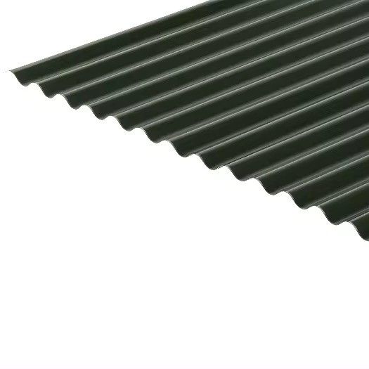 Norma JIS Z10-Z29 Folhas de telhado de poliéster branco revestido de metal ondulado para importação de telhado