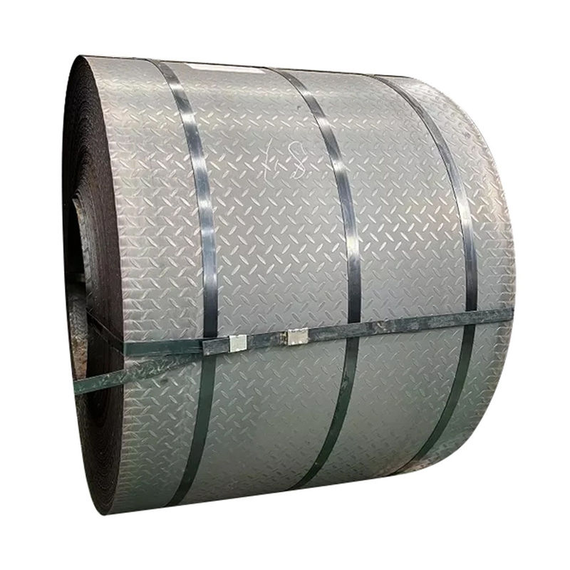 Placa de aço de resistência especial 2mm-50mm Chapa de aço quadriculada Chapa de ferro preta Chapa de metal de construção naval Chapa de aço C45 Q235 A36