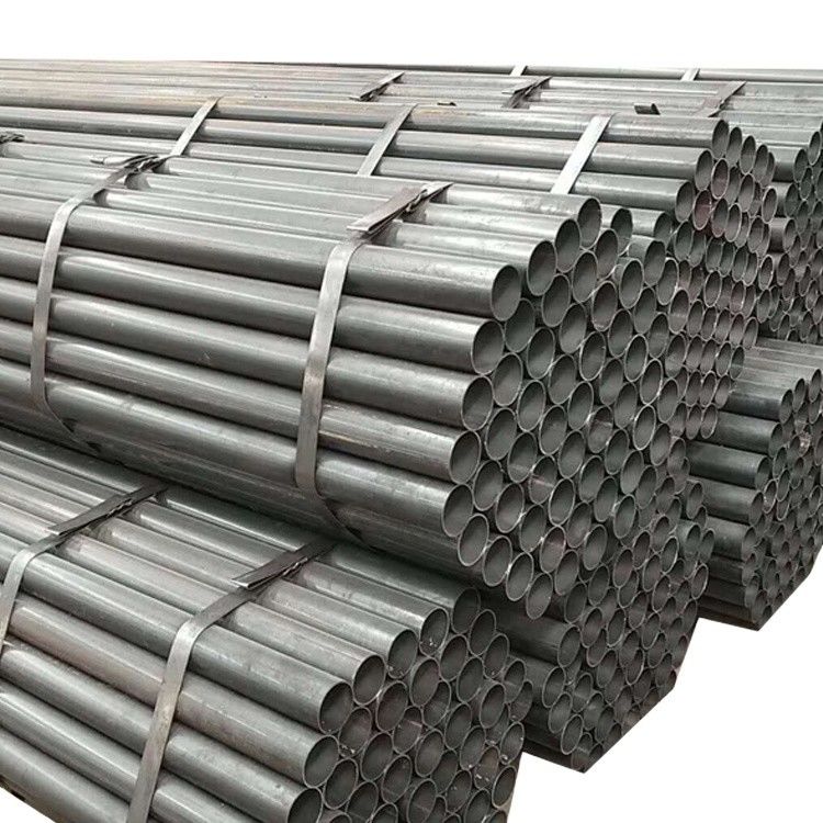 ERW Técnica Tubos de aço carbono Tubos de aço preto sem costura Tubos de aço preto para obras hídricas/petróleo/gás Certificado sirm
