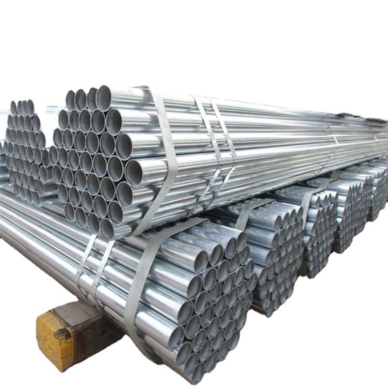 Serviço de processamento de soldadura Tubos de aço pré-galvanizados a quente com espessura de 0,6 mm-10 mm em construção