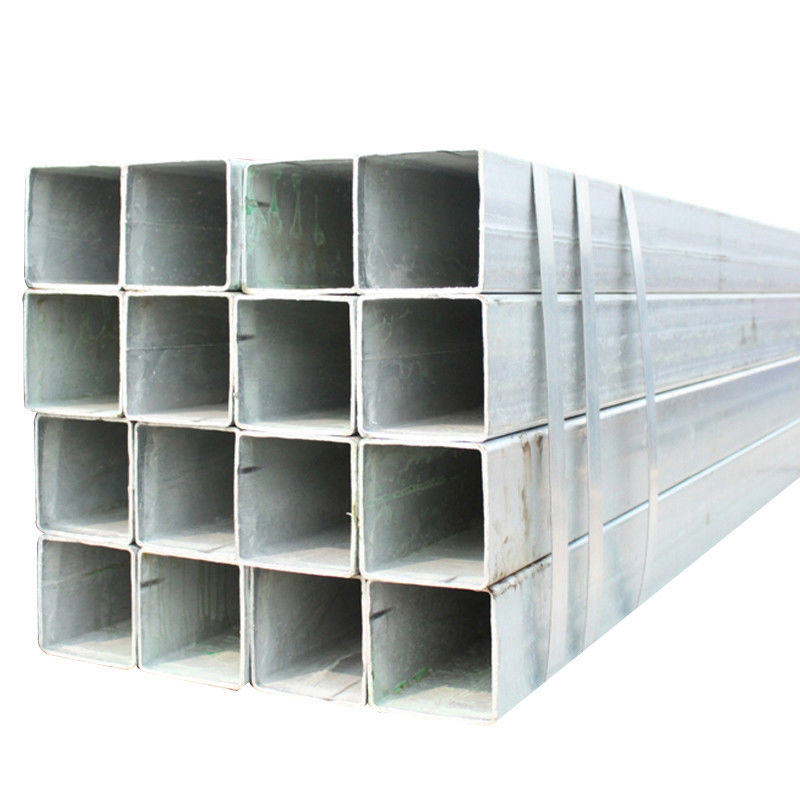Peso de tubos de aço galvanizados quadrados e retangulares perfurados a quente 3/4&quot; 100x100x5 gi