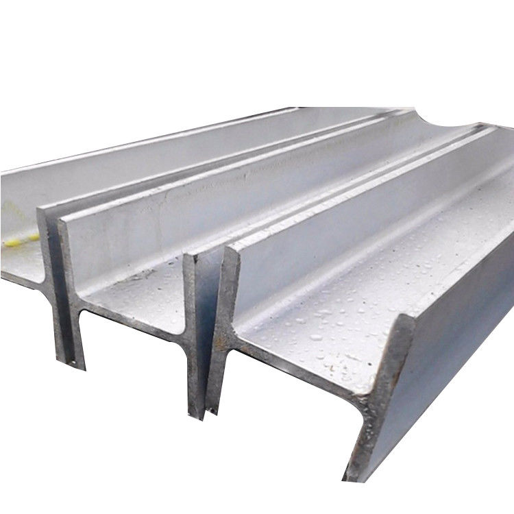 Estrutura não ligada I feixe Ss400 ASTM A36 I secção laminada a quente carbono leve preto aço galvanizado I feixe para perfurar