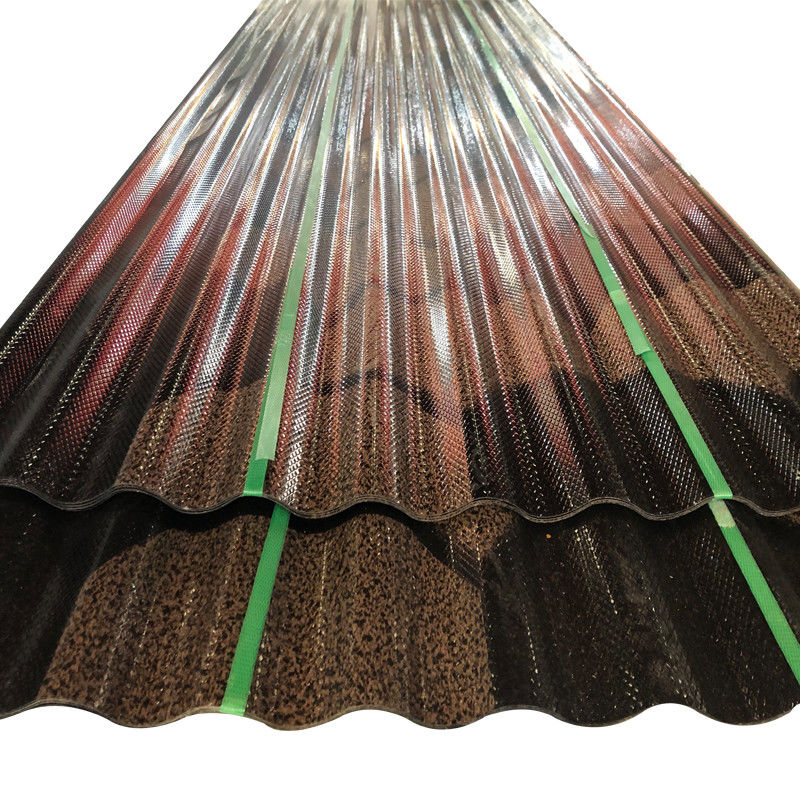Folhas de telhado super 13,8m Longo IT5 x28g Folhas pré-pintadas azuis Telhado com duração total e serviço de soldagem