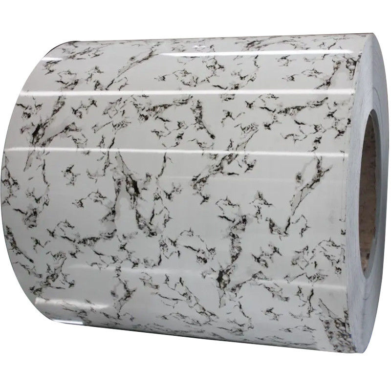 Placa de aço galvanizada de cor bobina PPGI Chapa de aço revestida de chapa Gal pré-pintada com espessura da norma EN 0,12-3mm