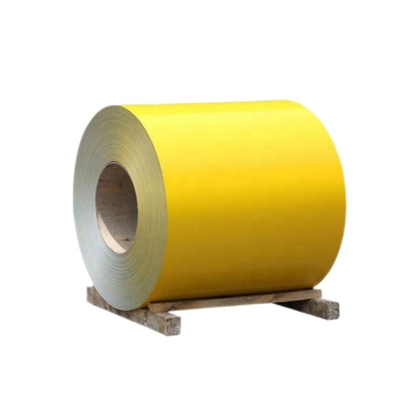 JIS/BS/EN/ASTM Padrão bobinas PPGI galvanizadas pré-pintadas para fabricação de folhas onduladas e bobinas de aço revestidas por cores PPGI