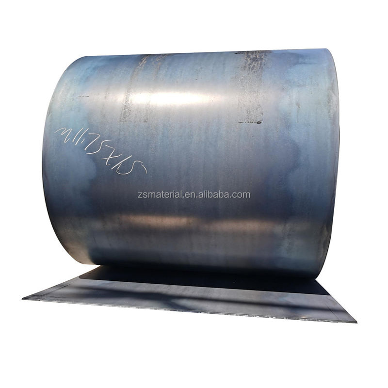 Rolo de chapa de aço PVOC SS400 Q235 Q345 MS ferro preto chapa branca de aço carbono laminada a quente com tolerância de ± 1%