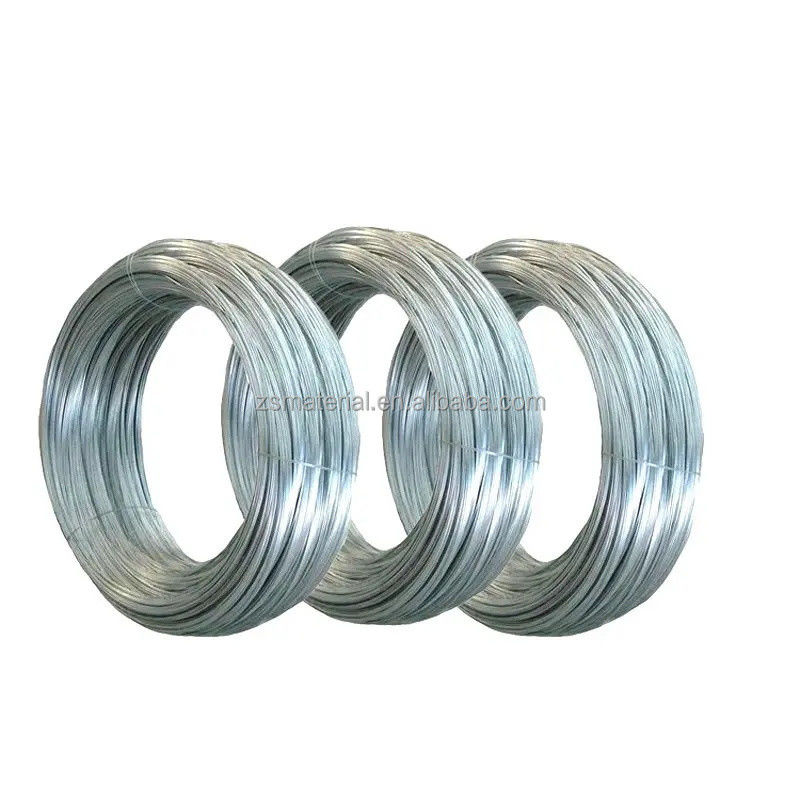 Fios de ferro galvanizado de alta resistência para ligação e malha de comprimento personalizado Q195/Q235/SAE1006-1008