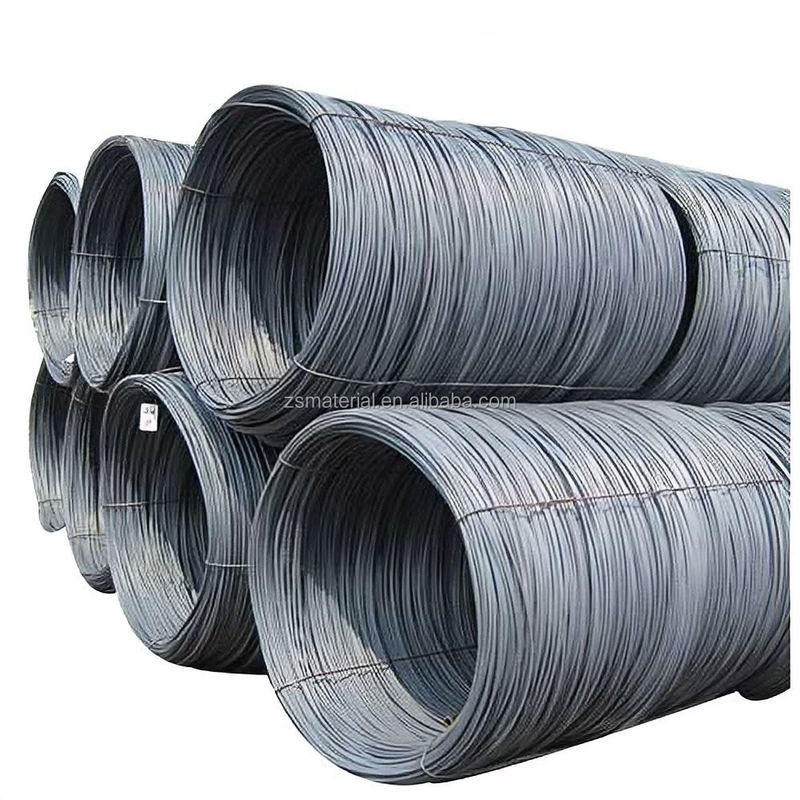 SAE1006 SAE1008 SAE1010 de carbono Gi fio de ferro galvanizado a quente/electro 8mm 6mm 10mm 2 toneladas por bobina com revestimento de zinco