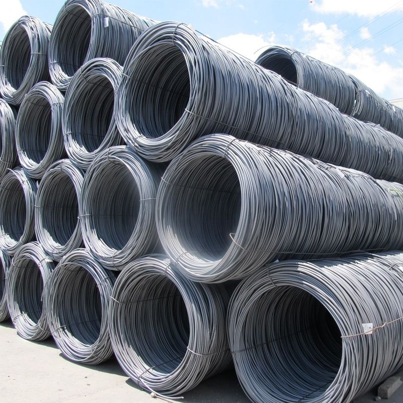 Q195/Q235/SAE1006-1008 Arame de aço carbono laminado a quente para construção com e especificações personalizadas