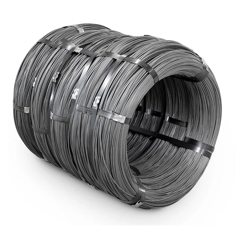 ASTM Standard Ready Stock Preto 1mm 0,8mm 1,2mm q195 q235 q345 fio de aço carbono para fabricação de unhas escova de fio de aço amostra livre