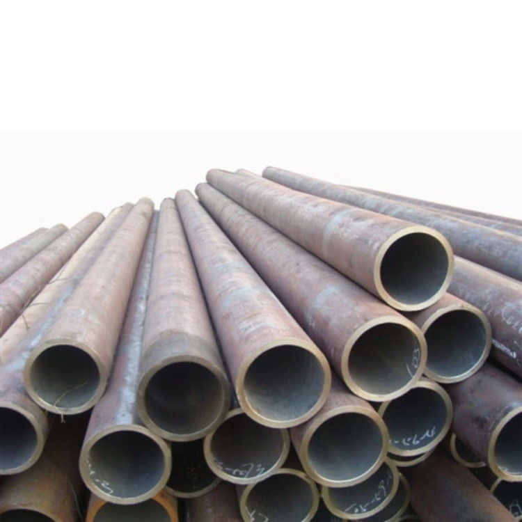Estrutura da casa verde Sch80 Ss400 S235jr Q345 Q195 Sch 40 St37 St52 Tubo sem costura laminado a quente Redondo Preto Pintado Tubo sem costura de aço de baixo carbono