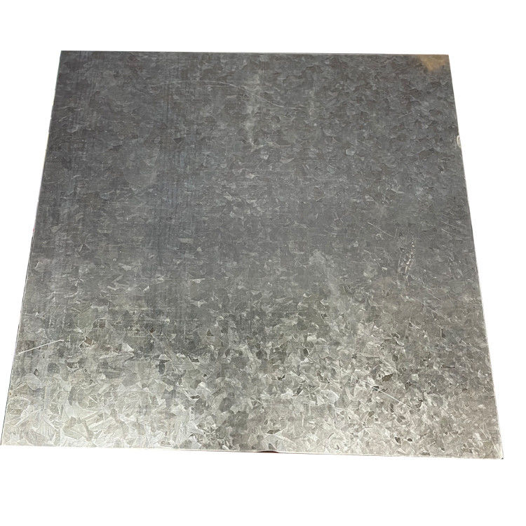 10 x 10 chapas de metal galvanizadas SPCC DC01 Chapa de aço galvanizado para duração total