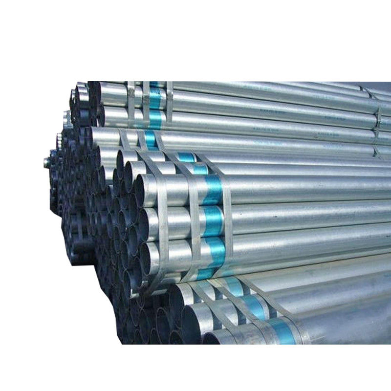 Tubo galvanizado a quente ASTM A120 Tubo de aço galvanizado Tubo de dutos galvanizados com comprimento de 6 m e forma de seção redonda