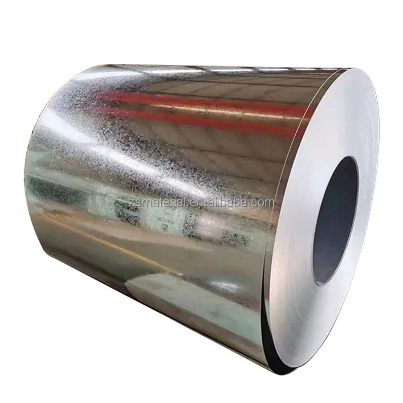 Spangle mínimo 0.6mm bobina de aço Z275 bobina de aço galvanizado mergulhada em quente folha de Gi para cobertura folha Spangle regular