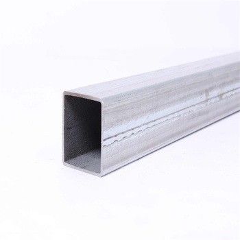 Tubo de aço galvanizado RHS de 6 polegadas para cerca 80A 43 mm 10 pés oleado ou não oleado ligeiramente oleado