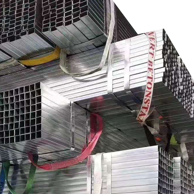Tubos quadrados galvanizados ligeiramente oleados de 14 mm de diâmetro, com certificado JIS, oleados ou não