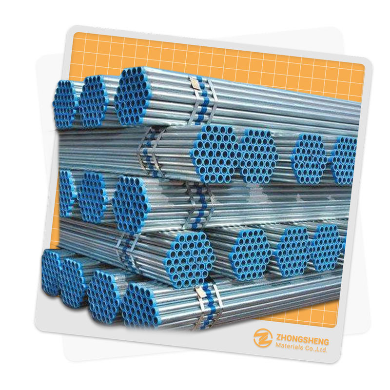 12M comprimento ± 1% tolerância galvanizado soldado tubo de aço retangular 40x60 para tubos de estufa de grande diâmetro